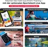 Collage of images showcasing features of the Sportstech Live App. Produktbild-Vorschau