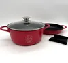 Krustenzauber Aluguss Bräter 24cm Rot Schmortopf Set Produktbild-Vorschau 1