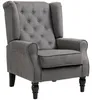 HOMCOM Losse fauteuil, relaxstoel, individuele stoel met Productafbeelding-voorbeeld 1