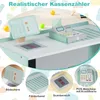 COSTWAY Negozio in legno per bambini con bancone, Anteprima dell’immagine prodotto 7