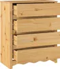 vidaXL Commode Drammen chêne 76,5 x 40 x 91 cm pin massif Voir les images du produit 5