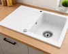 [Granitspüle 76x44 Weiß ] Hochwertig beidseitig Montierbar Produktbild-Vorschau 8
