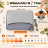 Elektrischer Fußwärmer mit Haube, Graphen Fußheizmatte Produktbild-Vorschau 2