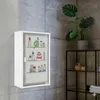 Metall Medizinschrank 50 x 30 cm abschließbar mit Glastür Produktbild-Vorschau 7