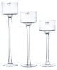 Teelichthalter auf Fuß in 3 Größen H. 25 + 30 + 35cm D. 9cm Produktbild-Vorschau 1