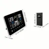 LCD Funk-Wetterstation mit Außensenor, Großes Touchscreen Produktbild-Vorschau 9