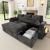 Sofa narożne Merax w kształcie litery L, 3-osobowe, z Podgląd zdjęcia produktu 4