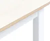 vidaXL Jedálenský stôl biely a hnedý 114x71x75 cm z Náhľad obrázku produktu 6