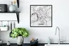 MuchoWow® Gerahmtes Poster Stadtplan - Deutschland - Karte Produktbild-Vorschau 3