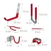 Set di 32 ganci da parete Relaxdays, supporto da parete per Anteprima dell’immagine prodotto 4