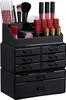 relaxdays Make-Up-Organizer schwarz Náhled obrázku produktu 1
