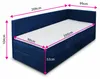 Boxspringbett Flame mit Bettkasten - Einzelbett mit Produktbild-Vorschau 6