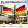 Deutschland Flagge 90 x 150 cm - WM 2026 Fahne - Fanartikel Produktbild-Vorschau 2