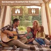 COSTWAY Aufblasbares Campingzelt 2-4 Personen, Luftzelt mit Produktbild-Vorschau 4