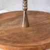 Holz Etagere 3 Etagen H60cm Mangoholz Metall Servierplatte Produktbild-Vorschau 6