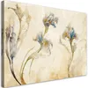 Leinwandbild Wasserfarben-Schwertlilien 100x70 Feeby Beige Produktbild-Vorschau 1