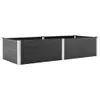 Garten-Hochbeet 250 x 100 x 54 cm WPC Grau , Gabionen Produktbild-Vorschau 2