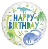 18"/Ø45cm Folienballon "Happy Birthday" Dino Produktbild-Vorschau 2