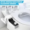 Bidet-opzetstuk, niet elektrisch. Bidet-inzetstuk voor Productafbeelding-voorbeeld 3