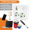 KRUMAD stekkeradapter 5-in-1 met USB en USB-C, Productafbeelding-voorbeeld 5