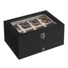 SONGMICS Box na hodinky, 8 přihrádek, z masivního dřeva, Náhled obrázku produktu 4