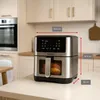 ALPINA Friteuse à air chaud, 8 L, 1800 W Voir les images du produit 3