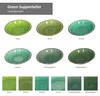 6er Green Suppenteller grüner Landhausstil I Ø 21,5 cm tief Produktbild-Vorschau 2