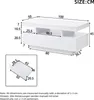 Merax moderner Couchtisch mit LED und 2 Schubladen Produktbild-Vorschau 7