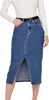 ONLY Jeansrock mit hoher Taille und Schlitz vorne Größe: M Produktbild-Vorschau 12