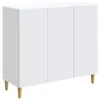 Komoda vidaXL, biała, 89 x 34,5 x 80 cm, materiał Podgląd zdjęcia produktu 2