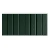 A dark green upholstered wall panel with vertical stitching. Anteprima dell’immagine prodotto