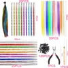 60 Stück Bunte Haarverlängerungs Set, Kunst haare Produktbild-Vorschau 2