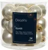 Weihnachts-Micro-Kugeln Pearl beige Ø 2,5 cm aus Glas - Produktbild-Vorschau 4
