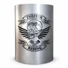 Feuertonne / Feuerkorb „Forever Riding“ – Biker Motiv mit Produktbild-Vorschau 2