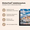 KitchenYeah© Herdabdeckplatte Ibiza-Stadt bei Sonnenaufgang Produktbild-Vorschau 6