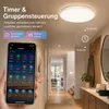 Lampada da soffitto LED smart da 48W, 3500LM, RGB, con Anteprima dell’immagine prodotto 6