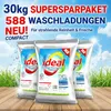 30kg ( 3 x 10Kg ) ideal Universal Waschpulver COMPACT / 588 Produktbild-Vorschau 1