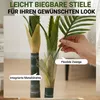 HOMCOM Künstliche Palme 150cm Kunstpalme mit 16 Palmenwedel Produktbild-Vorschau 6