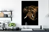 MuchoWow® Poster Elefant - Schwarz - Braun 80x120 cm - Produktbild-Vorschau 3