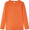 vidaXL Kinder-Langarmshirt Dunkelorange 128 Produktbild-Vorschau 1