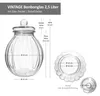 Vintage Bonbonglas 5,2L Glasdose mit Deckel Vorratsglas Produktbild-Vorschau 6