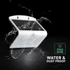 Weie Solar-Wandleuchten - IP65 - 8W - 850 Lumen - 4000K Produktbild-Vorschau 7