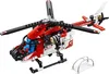A LEGO Technic rescue helicopter model with a separate stretcher accessory. Produktbild-Vorschau