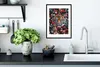 MuchoWow® MuchoWow® Gerahmtes Poster Tiger - Blumen - Produktbild-Vorschau 4