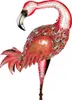 Riesige schöne Metall Figuren Flamingo rosa Gartenfigur Produktbild-Vorschau 2