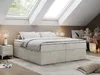 Boxspring bez čela BESS s úložným prostorem - 200x200 cm - Náhled obrázku produktu 1