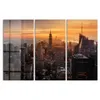 DEQORI Glasbild Echtglas 3x50x100 cm 'Goldene Produktbild-Vorschau 2