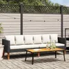 vidaXL Canapé de jardin 3 places avec coussins Poly rotin Voir les images du produit 1