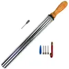 Best Sporting Ballpumpe verchromt mit Holzgriff, 39 cm x Produktbild-Vorschau 1
