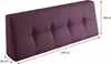 Lermowood Kissen „Verona“ für Palettenmöbel 120x40 Violett Produktbild-Vorschau 2